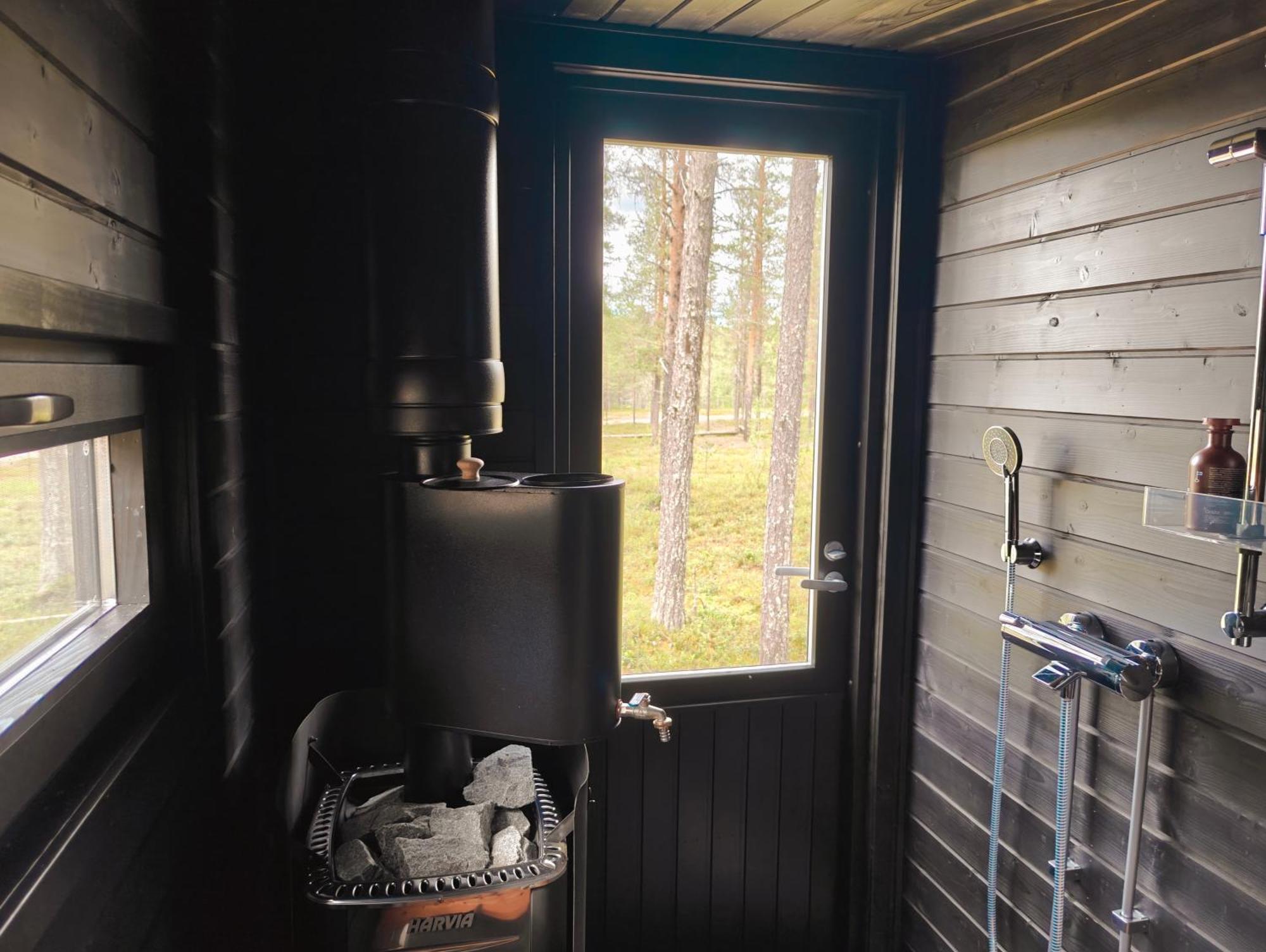 Lapland Riverside, Landscape Cabin, Kuukkeli 6, Yllaes, Tiny Home With Sauna, Fireplace, Terrace, Bbq, Wifi, Ski, Fishing, Pets Ok Akaslompolo Exterior foto