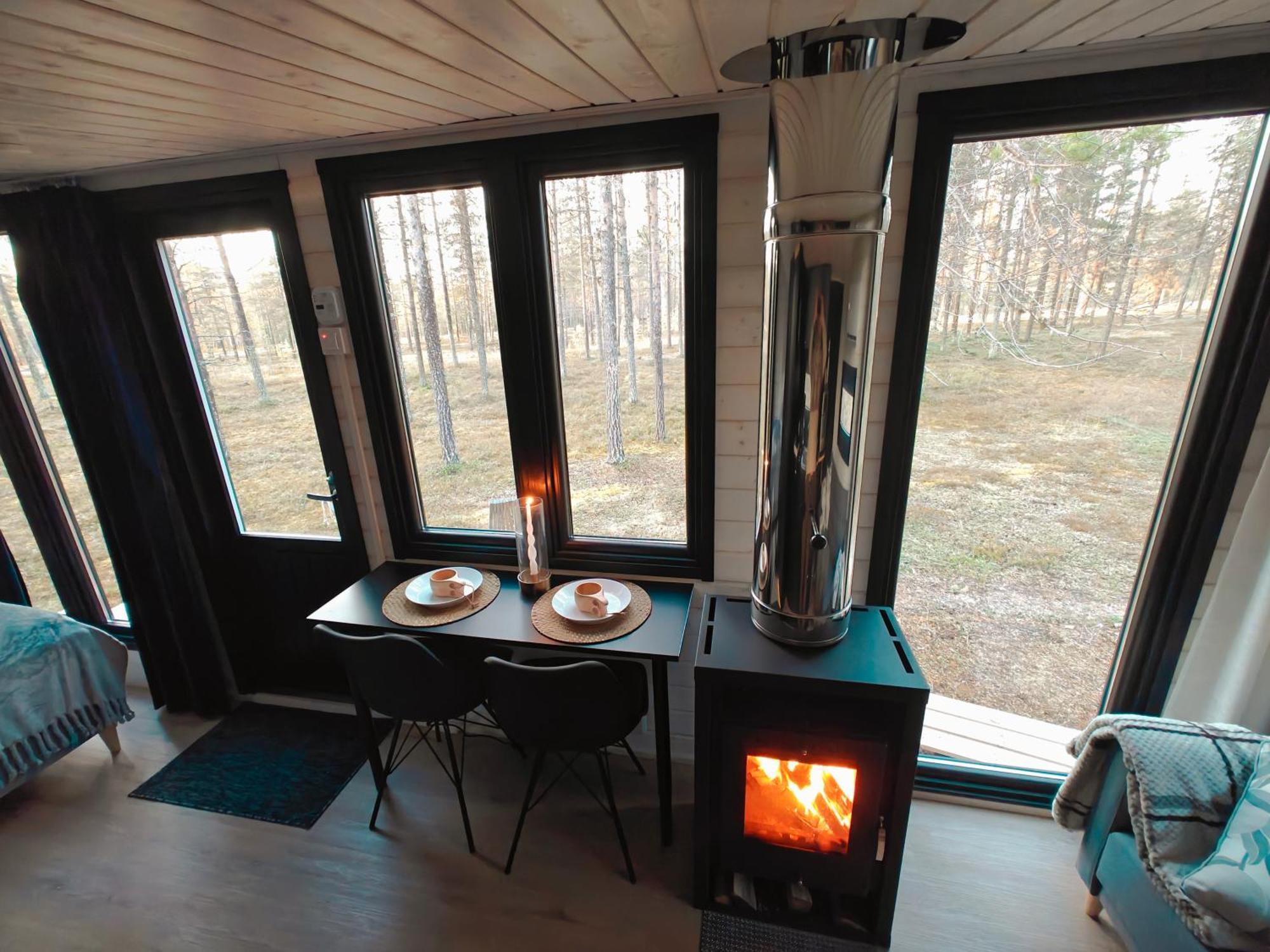 Lapland Riverside, Landscape Cabin, Kuukkeli 6, Yllaes, Tiny Home With Sauna, Fireplace, Terrace, Bbq, Wifi, Ski, Fishing, Pets Ok Akaslompolo Exterior foto